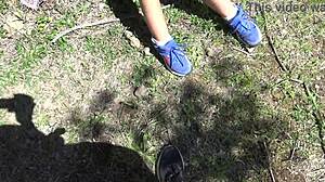 omg, real voyeur freaked out when i pissed from my hairy pussy!