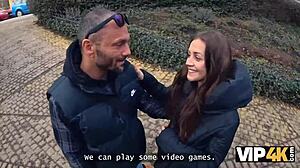 Gorgeous European Princess Shows Off