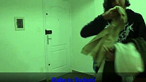 Hiring A Young Maid For Household Chores In See Through Outfit