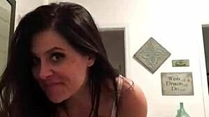 Milf Strips Clothes at Home