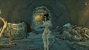 Feeling the Rush as Clothes Rip During Striptease