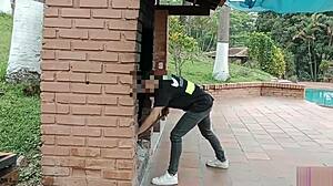 Risky Outdoor Sex With Horny Stepsister's Big Ass And Monster Cock!