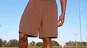 Taste the Air with Cute Black Teacher in Dorm