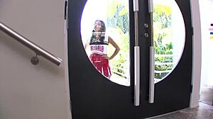 18-Year-Old Latina Selma Sins Swallows Jizz After Big Cock POV Fuck