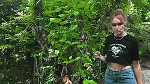 Beauty from the park gets tangled up