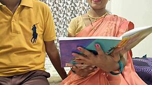 indian student gets naughty with teacher in close-up hardcore sex