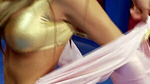 Francesca felucci licked and fucked in the ring after practice.