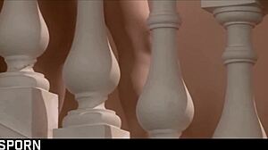 sexy lingerie brunette milf gets romantic anal doggystyle