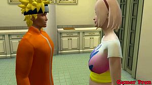 Hinata and Naruto Get Steamy Advice in Kitchen