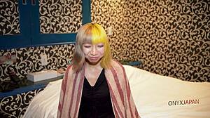 Blonde Japanese Cutie Feels Emotions on First Black Cock