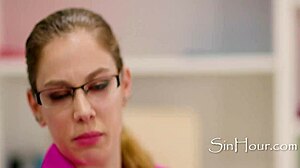 Wild Bachelorette Crashes Office Party with Interracial Pussy Play!