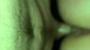 daddy pounds amber's wet pussy from behind in homemade video.