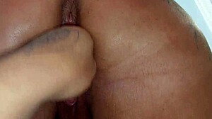 i broke my pussy with deepthroat and assfucking, squirting horny