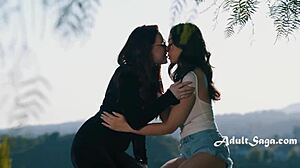 jessica ryan licks chloe surreal's wet pussy