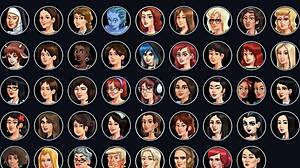 Let's play Summertime Saga with Debbie and Diane in hot action