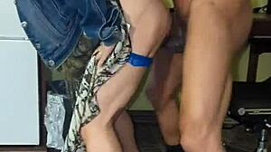 My wife's dark pussy wrecked by huge 12-inch bbc. She can't get enough!