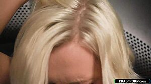 i'm stuck in this laundry machine, blonde babe needs help and i'll do anything