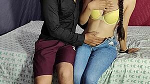 Cheating on Girlfriend With Hot Virgin Redhead Step Sis.