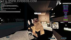 I watched this slut get gangbanged in a Roblox condo