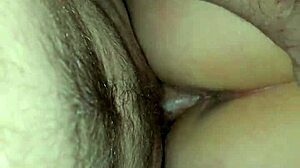 daddy pounds amber's wet pussy from behind in homemade video.