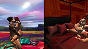 Exploring a fantasy bubble of pleasure with my couple and voyeur elements