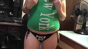 Showing little of my dancing in little underweat