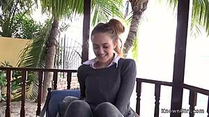 hot ex-girlfriend bangs monster cock in patio group reality