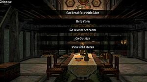 Blondine med store pupper og rumpe utforsker depravert eden i del en.