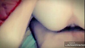 i'm this big tits blonde who loves suckin' and jerkin' him off, cumshot everywhere