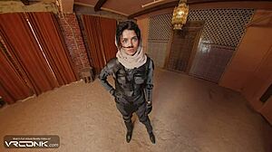 Vr Conk Brunette Chani In Uniform Rides Atreides Huge Cock In Dune Cosplay Parody Pt 3
