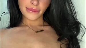 British student masturbates in POV solo