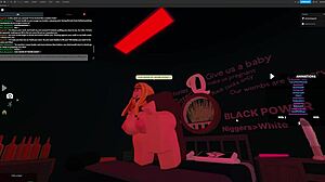 Rough quickie with blonde and big black cock