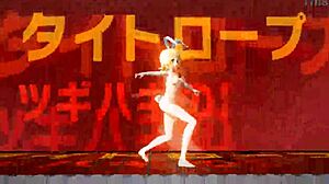 kagamine rin in alien bunny costume nude