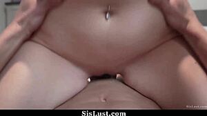 Horny Stepsiblings Ride Big Cock In Taboo Desires