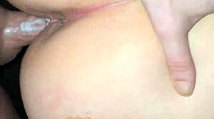 daddy pounds amber's wet pussy from behind in homemade video.