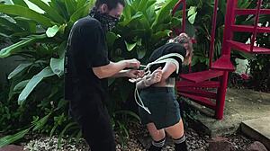 Beauty from the park gets tangled up