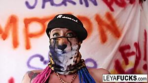 Leya Falcon Feeds BBC Anal Creampie To Cuck