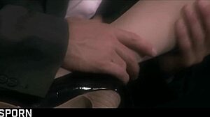 sexy lingerie brunette milf gets romantic anal doggystyle