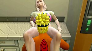 Hinata és Naruto gőzös tanácsot kapnak a konyhában.