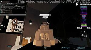 I watched this slut get gangbanged in a Roblox condo