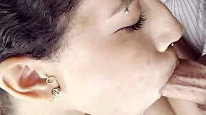 neighbor woke me up with a dick in my mouth and came in my face