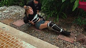 Beauty from the park gets tangled up