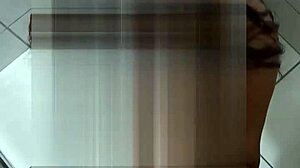 She takes piss and pays with a blowjob