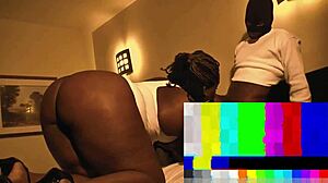 Amateur Rides Big Black Cock With Her Big Ass For Cumshot.