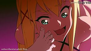 Konosuba darkness gets dominated futa