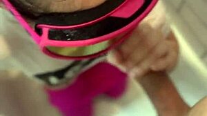 Bathroom encounter with unexpected flash part 1