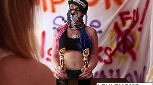 Leya Falcon Feeds BBC Anal Creampie To Cuck