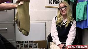 kallie taylor, why steal a dress for that football date?