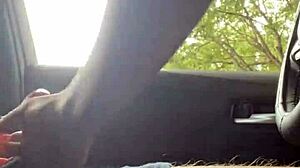 Horny Uber Driver Watches Me Kiss Boyfriend Intensely