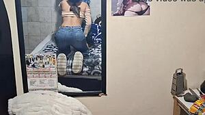 girlfriend teases with blowjob, begging for cum facial on her face